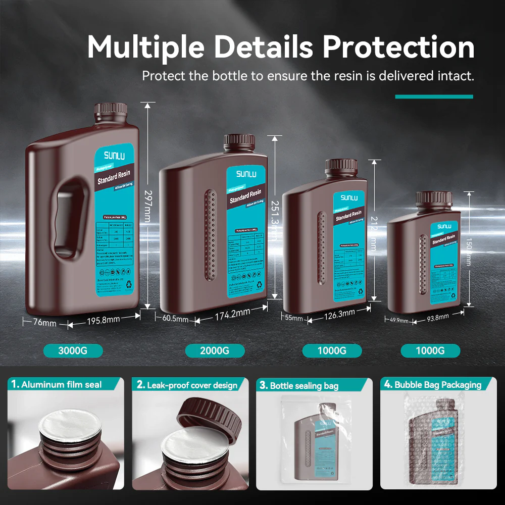 [Get 3 for the Price of 2] 3000G Standard Resin,  Standard Plus Resin, ABS Like Resin, Water-wash Standard Resin, High-tough Resin - Image 7
